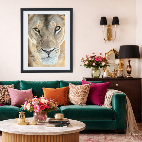 Bold_Lioness_Painting_Print
