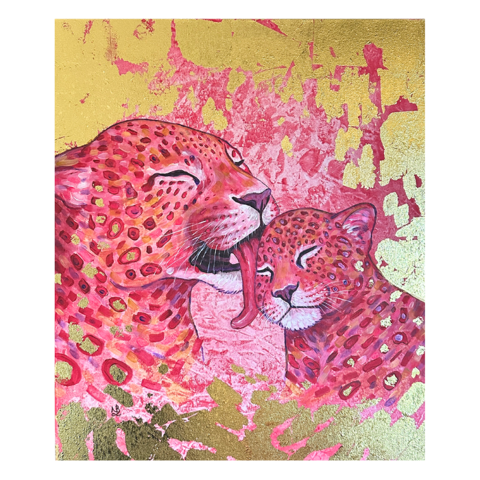 In The Embers Of Fire, Life Remains - Leopard Cub Print