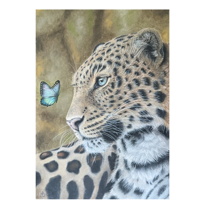 Leopard_Painting_Whimsical_Pastel_Portrait