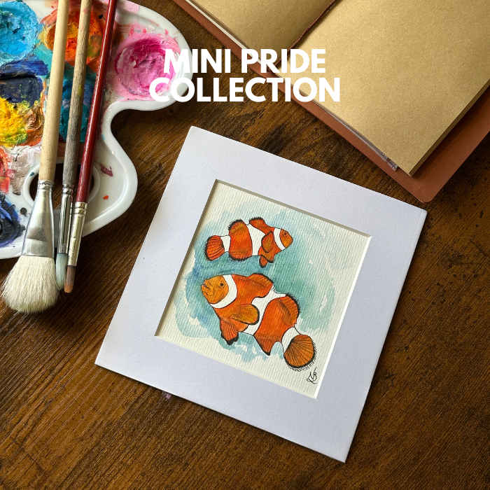 Love is Change – Clownfish Painting Original