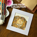 Love is Courage – Lions Painting Original