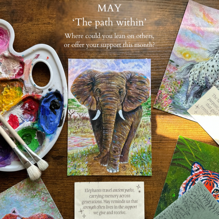The Path Within - Elephant Painting Print