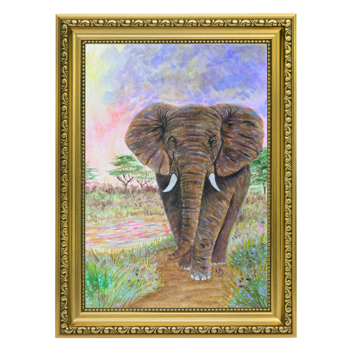 The Path Within - Elephant Painting Print
